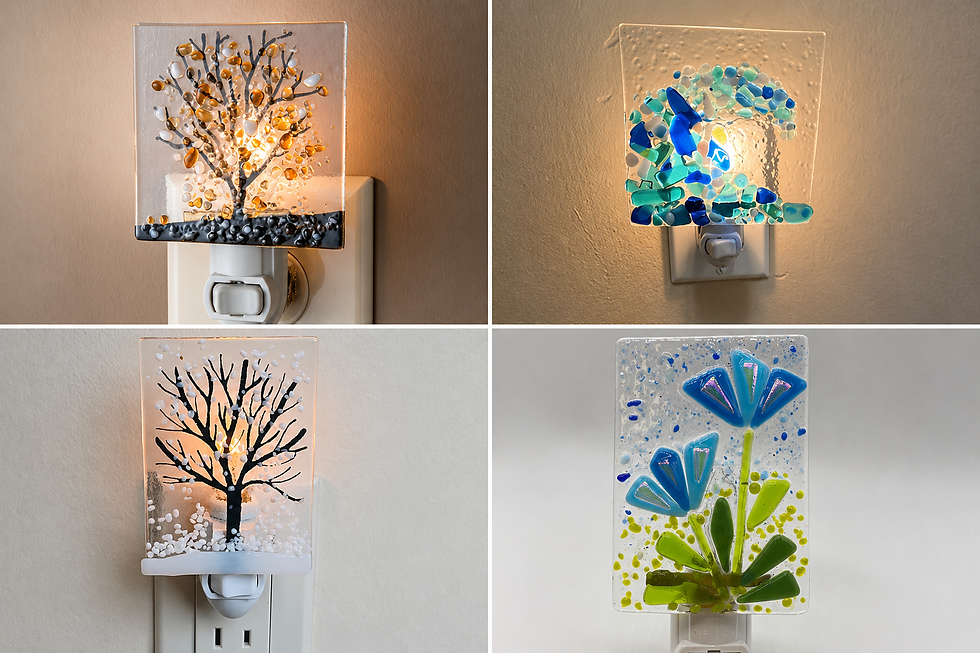 Fused Glass Night Light Event