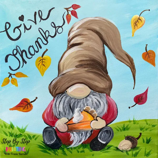 Thanksgiving Gnome Paint Night