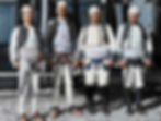 The sons of Jakup Ferri wearing Albanian folk clothing in Shkup, 1911, colorized.