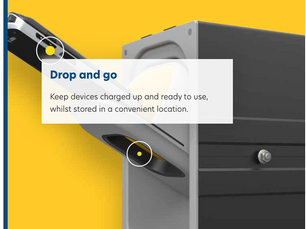 Podloc is the ultimate all-in-one solution for charging, securing, and tracking mobile devices.