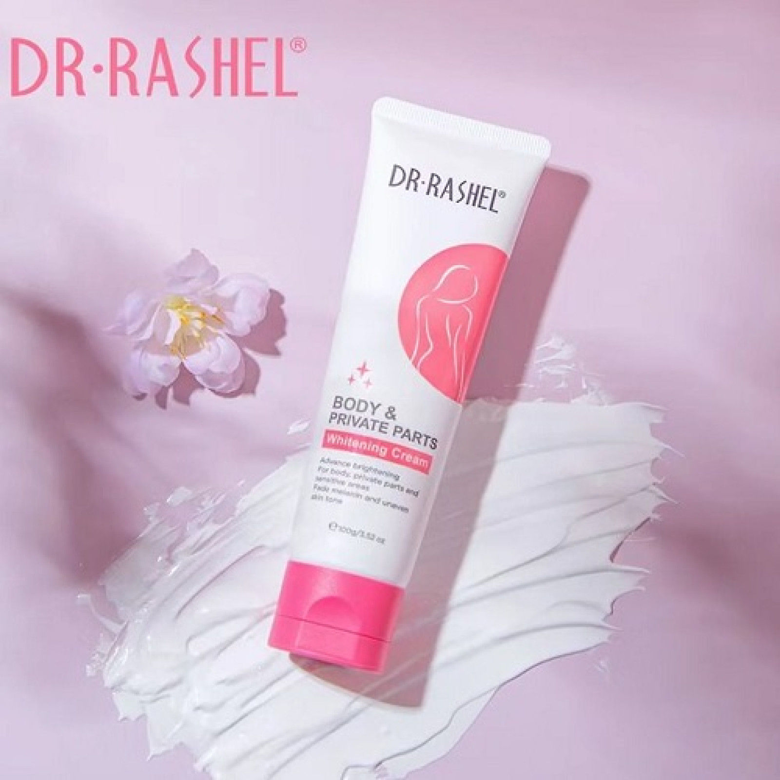 Crema Blanqueadora para cuerpo y partes íntimas Dr. Rashel 100 g