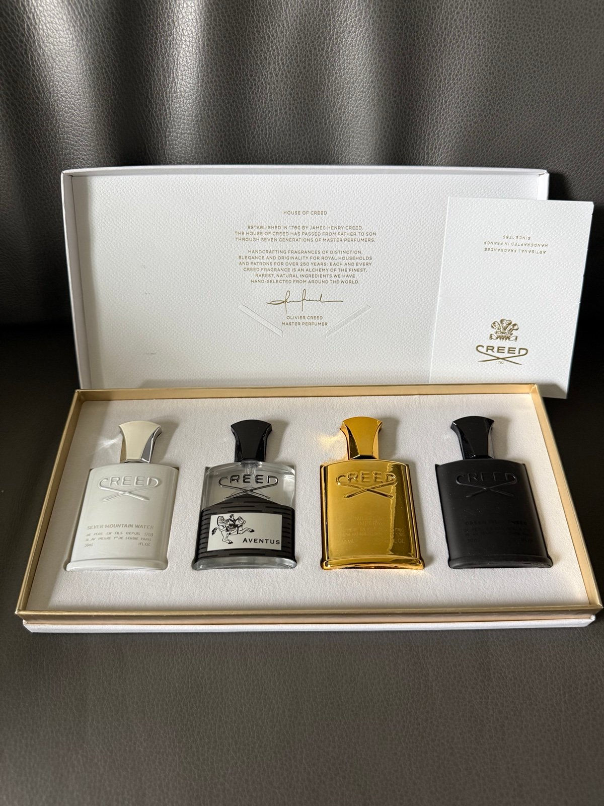 Creed set de 4 perfumes