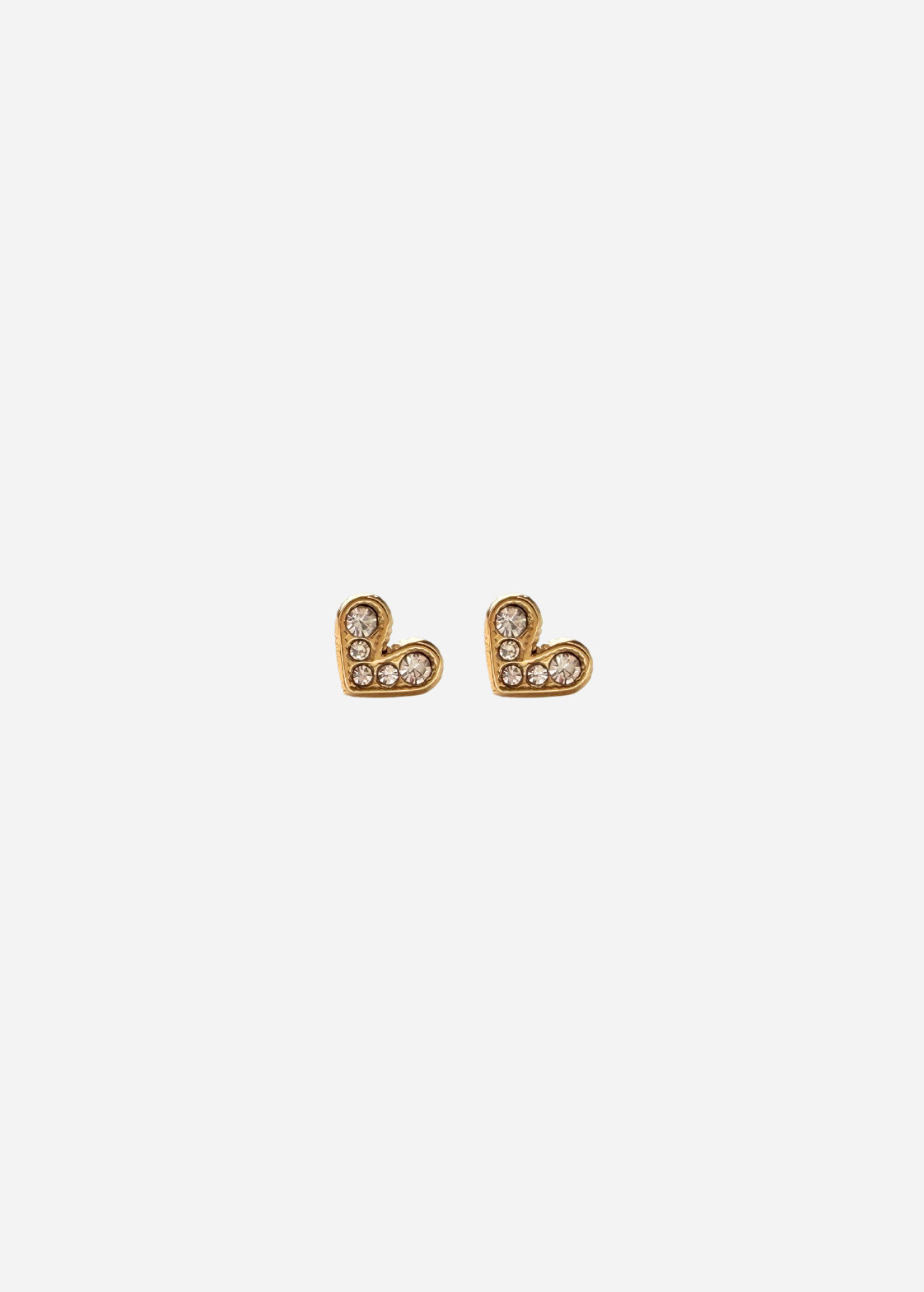 Sparkle Heart Studs