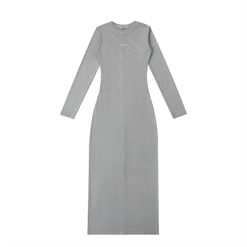 Thumbnail: Dyed Washed Slit Dress 