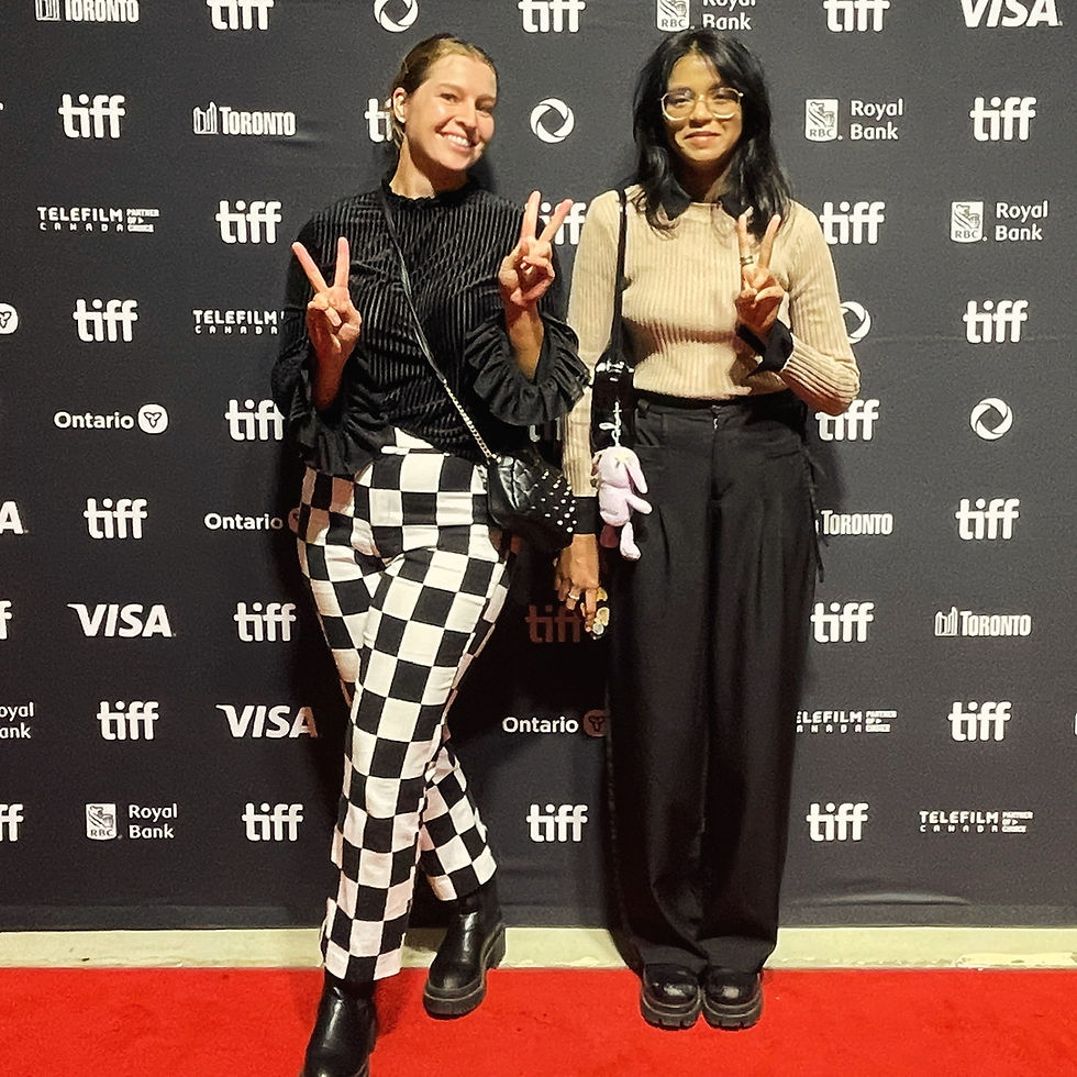 TIFF with Ruthvika who helped me a lot with Charles Charles