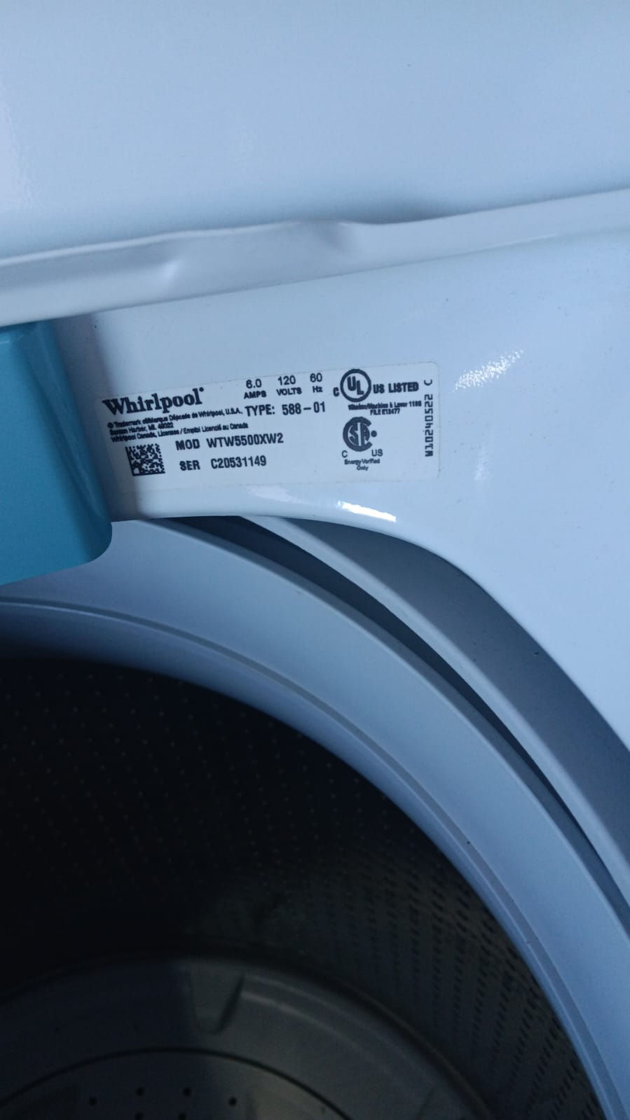 Thumbnail: Whirlpool White Top Load Washer and Dryers
