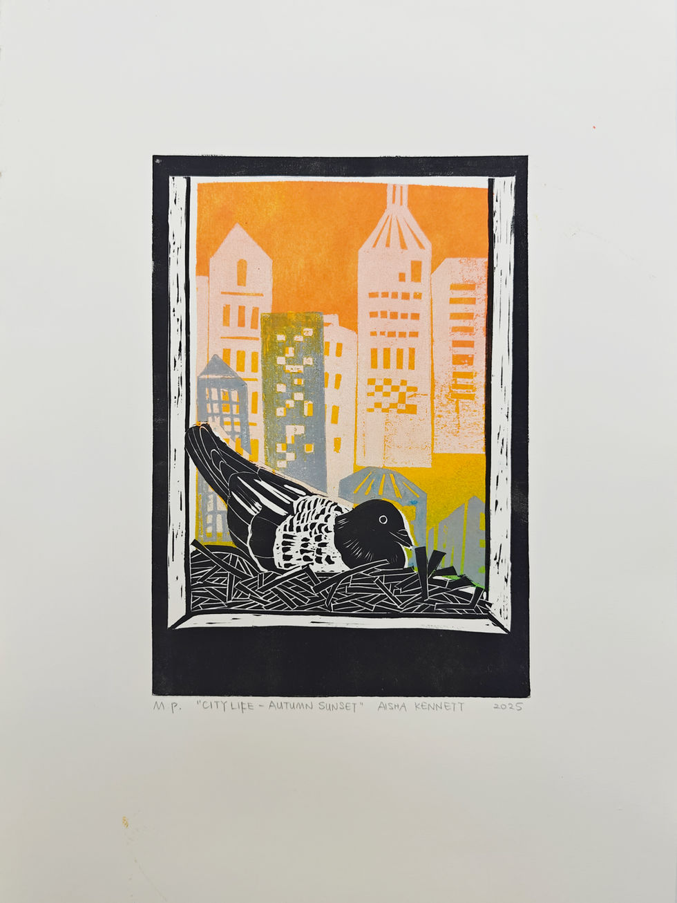 City Life Autum Sunset
