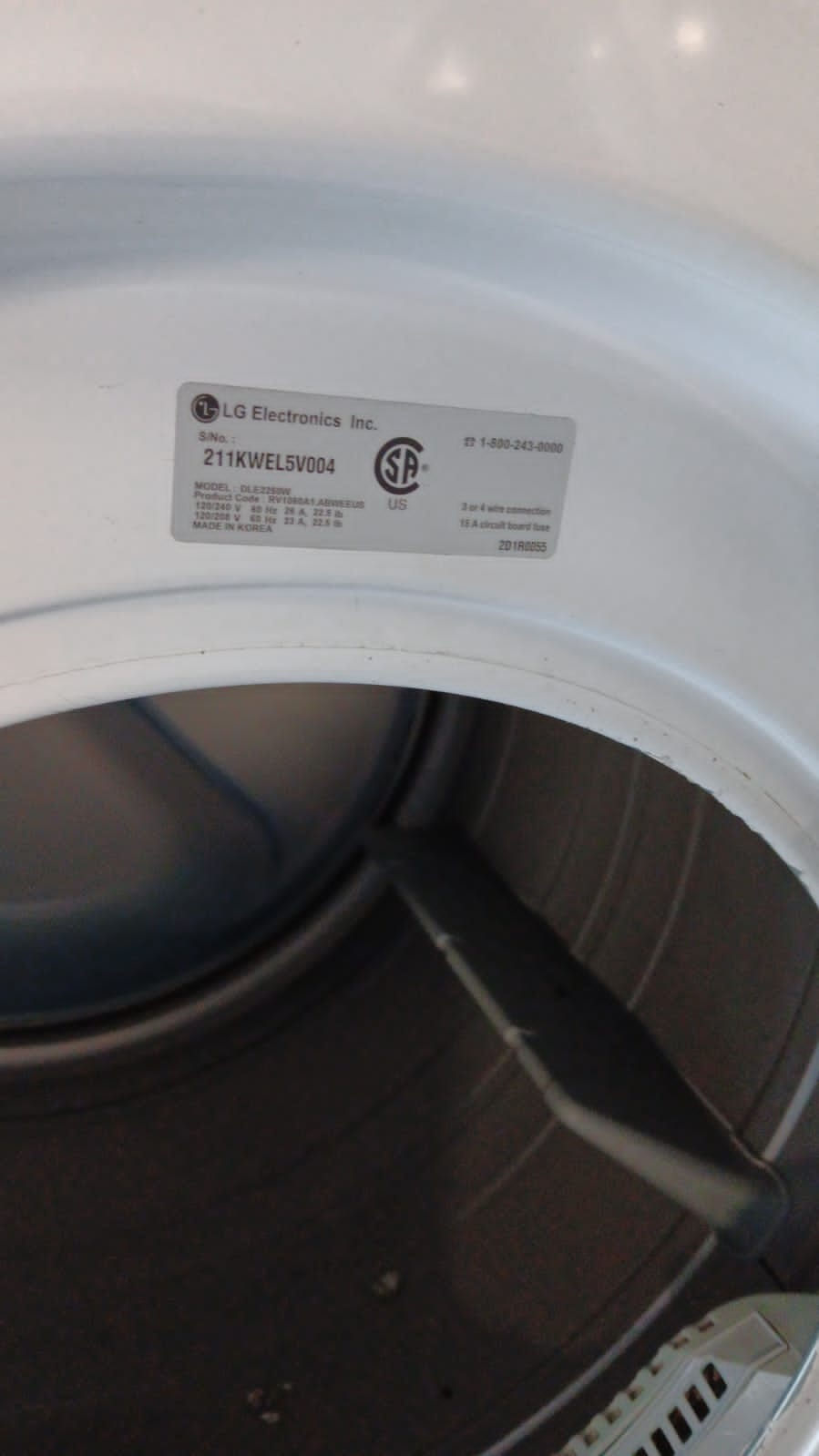 Thumbnail: White LG Front Load Washer and Dryers