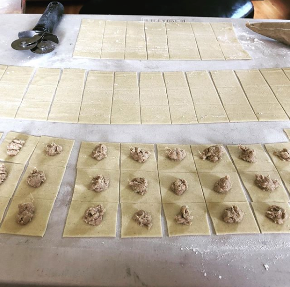Making Enchilada Tortellini