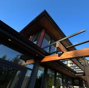 Perspective of West Coast modern house