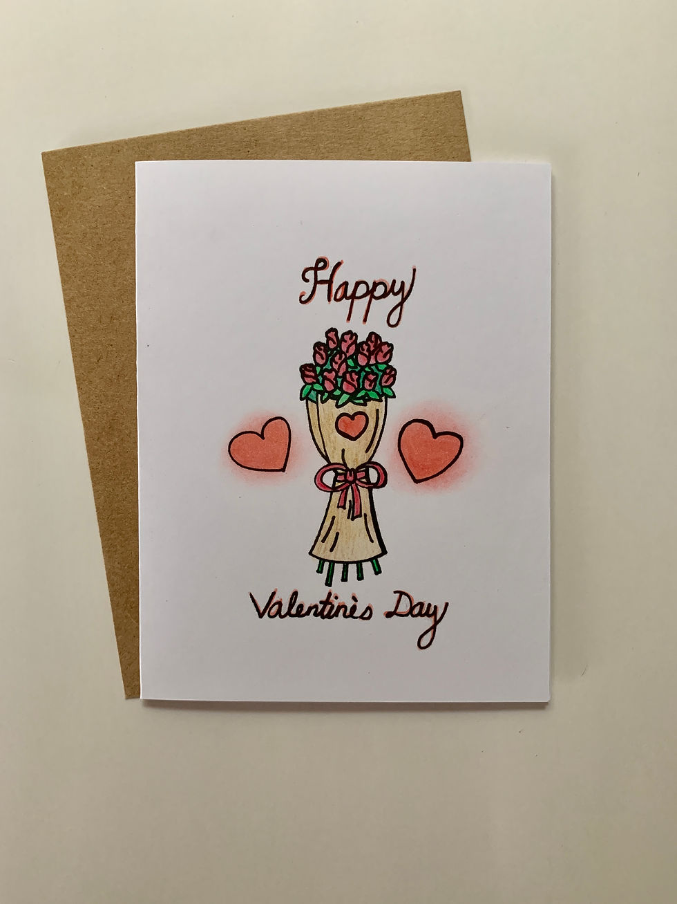 Thumbnail: Rose Bouquet Valentine's Day Greeting Card