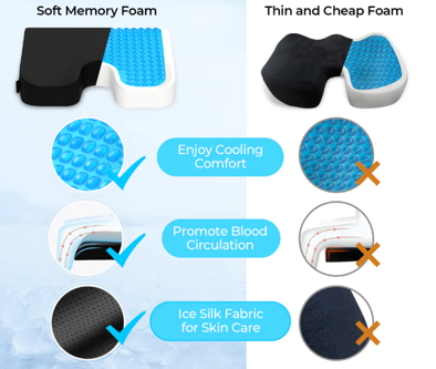 Summer Cooling & Ergonomic Support Fresh & Clean Easily Safety & Convenience