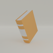 3D Model Low Poly Book 7x21x26