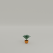 3D Model Low Poly Bloom Small