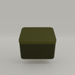 3D Model Low Poly Box Wide Mid