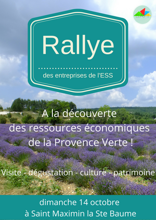 Rallye des entreprises de l'ESS en Provence Verte ! Var 83