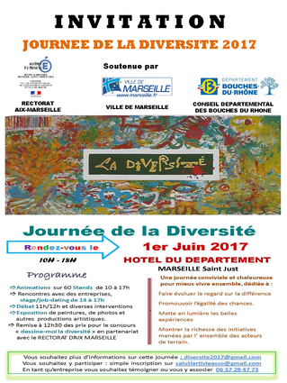 Journée de la Diversité 2017 à Marseille