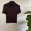 Thumbnail: VINTAGE Brown golf knit shirt top