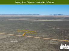 County Road E Connects to the North Bord