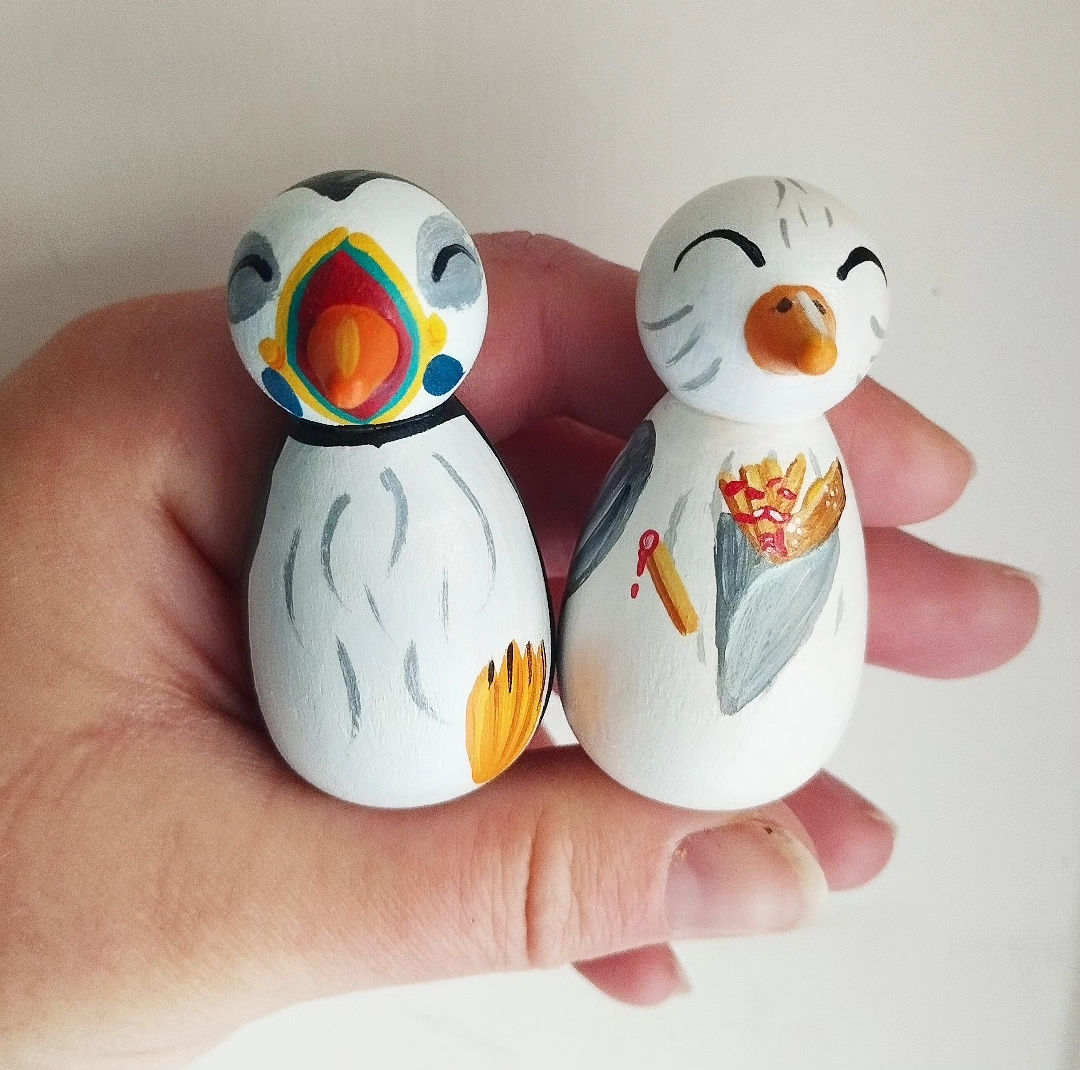 Puffs and gulls