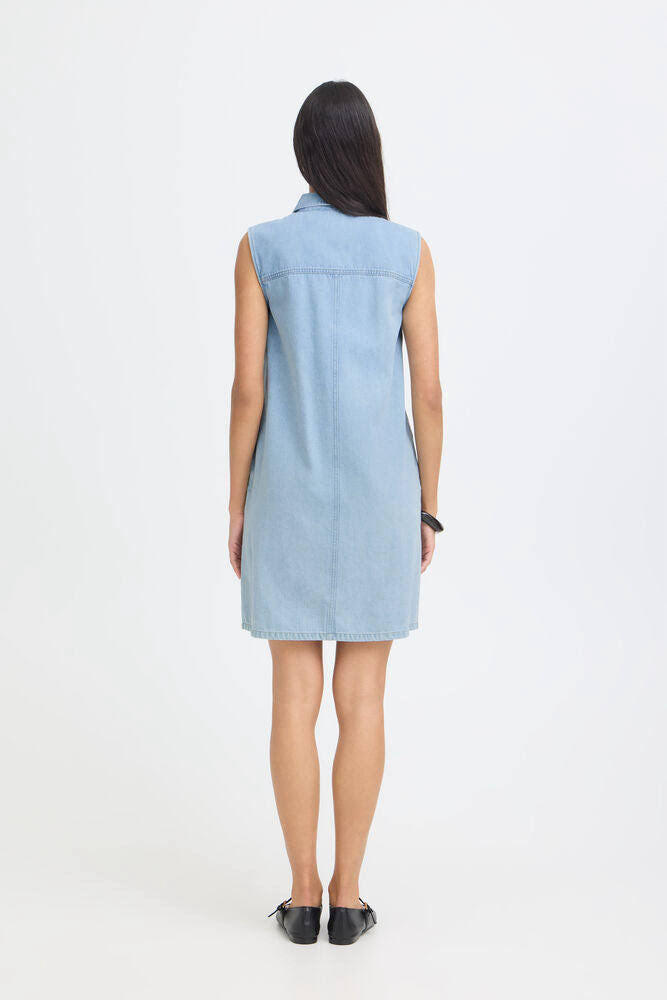 Thumbnail: BYOUNG 8965 KAPUCA DENIM DRESS
