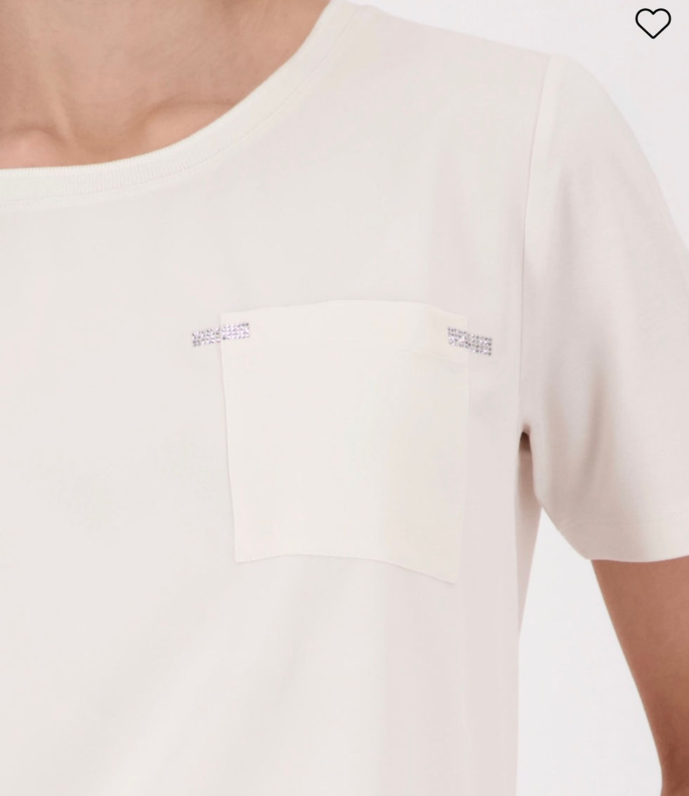 Thumbnail: MONARI 410467 JERSEY BLOUSE CHAMPAGNE 