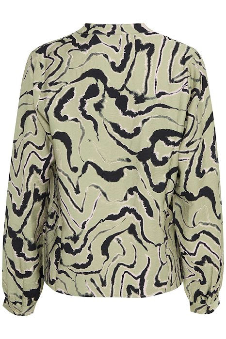 Thumbnail: *BYOUNG 6211 IHAMMA SMOCK BLOUSE TEA 