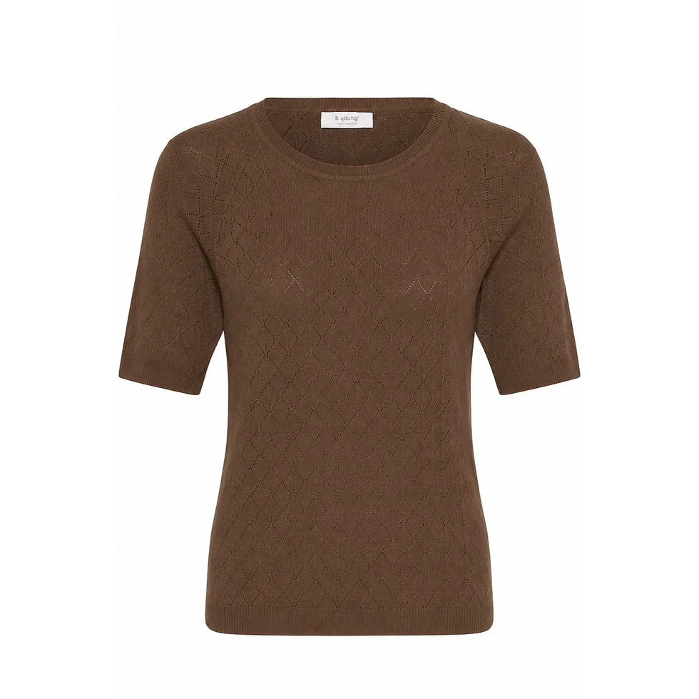Thumbnail: BYOUNG 8940 OMANJA JUMPER  CHOCOLATE