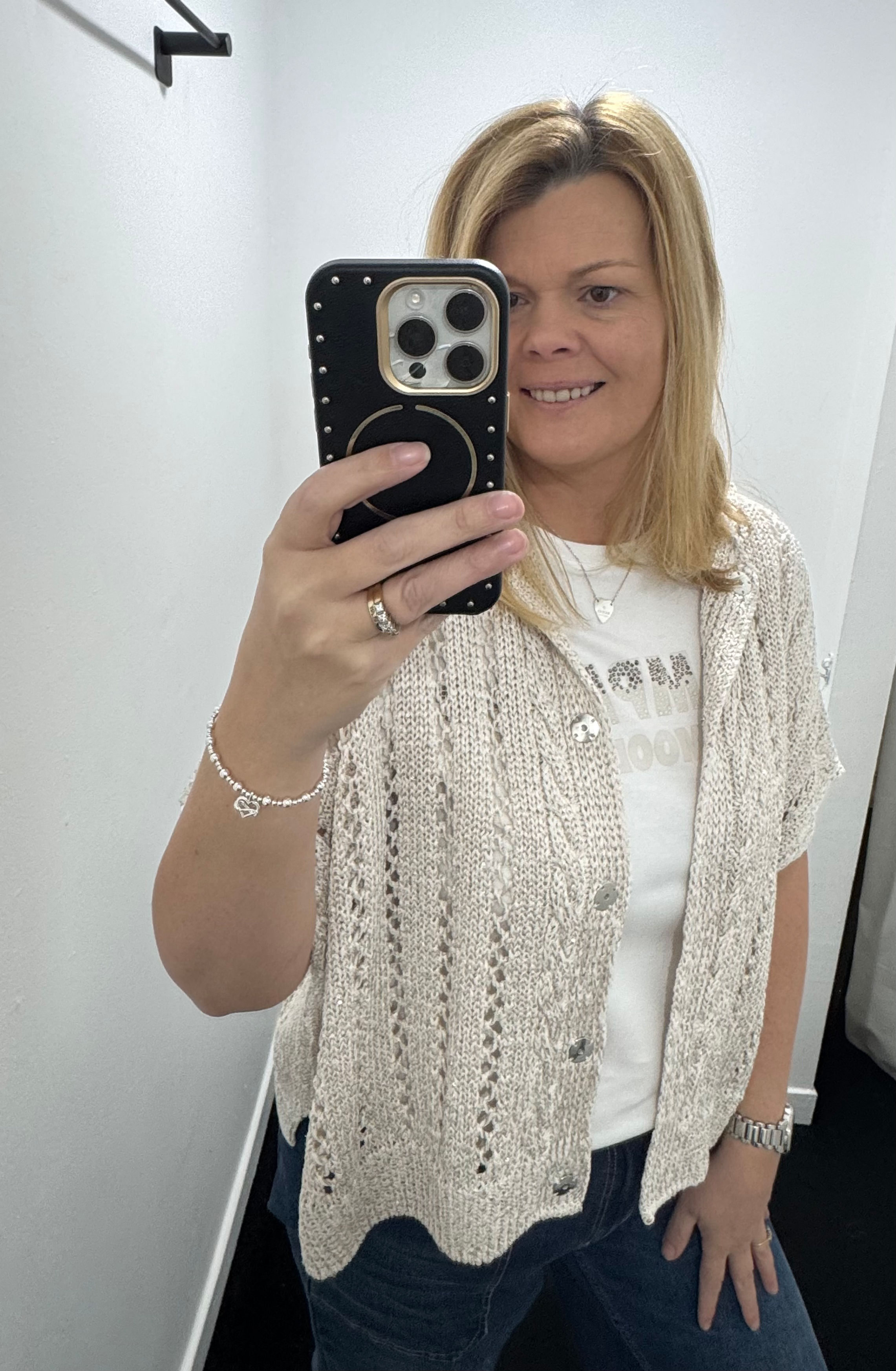 MONARI 410246 Hood 1/2 JACKET CHAMPAGNE 