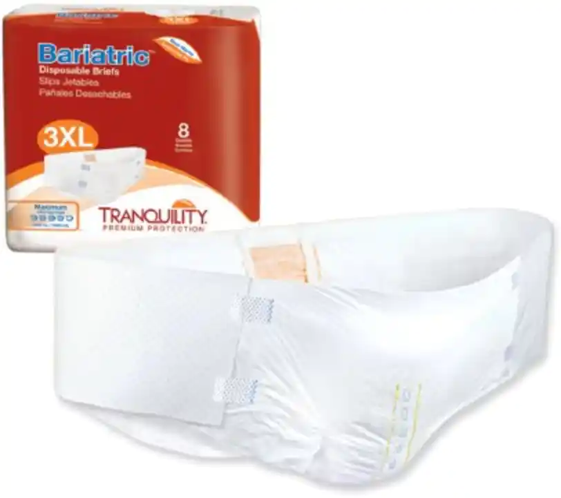 Tranquility Bariatric Disposable Adult Diapers with Tabs, Maximum