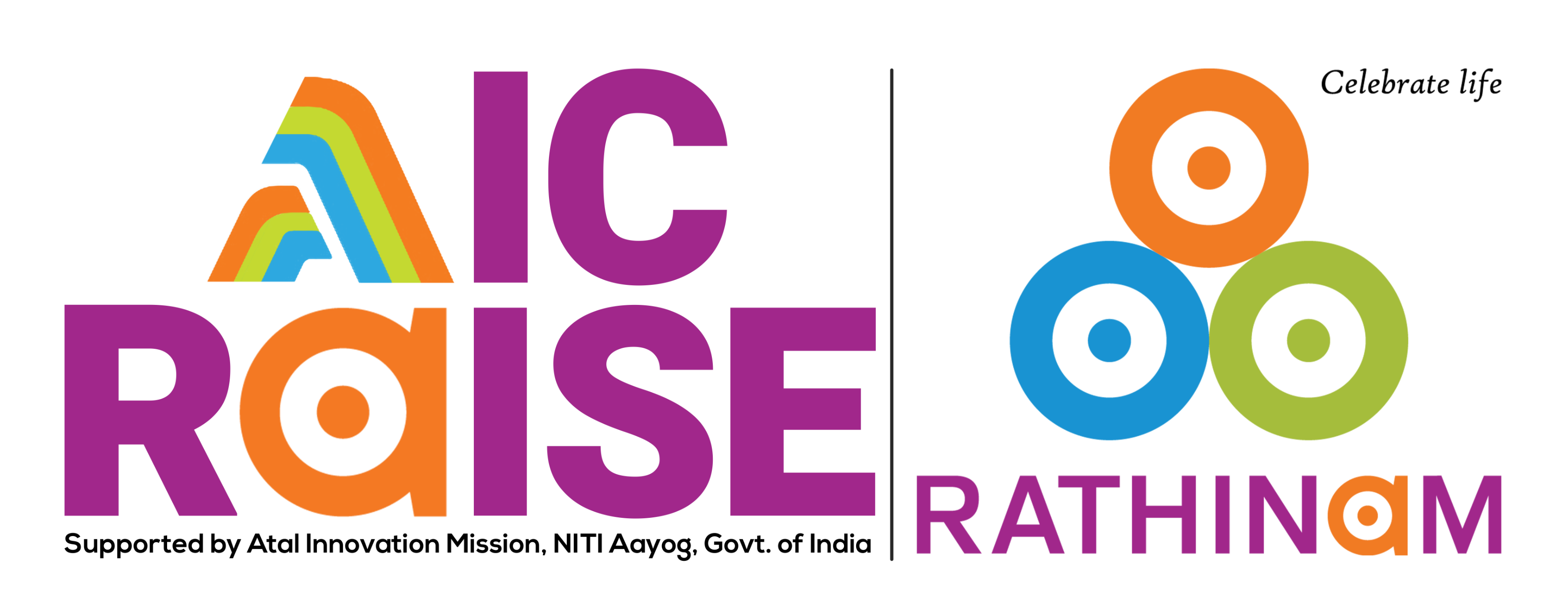 AIC RAISE and rathinam logovv.png