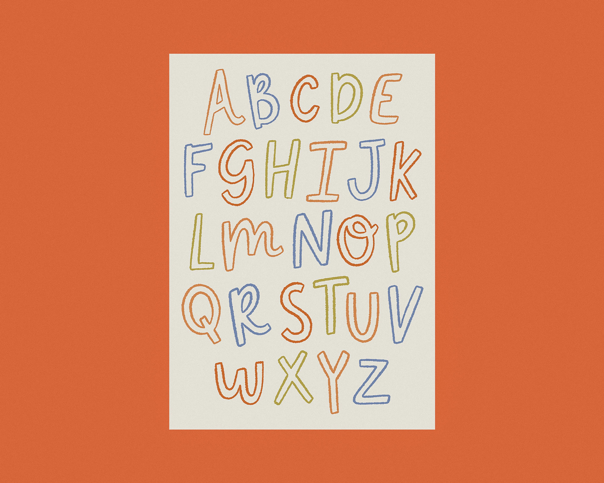 Alphabet Print