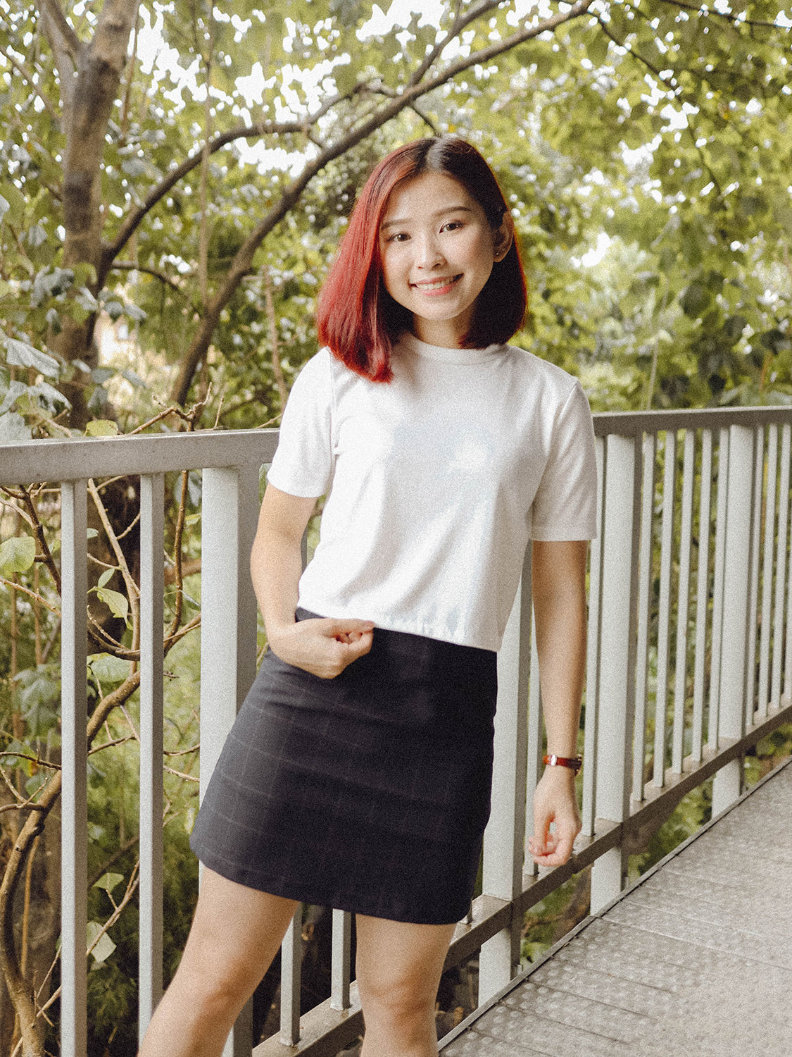 Yoni Crop Shirt - White