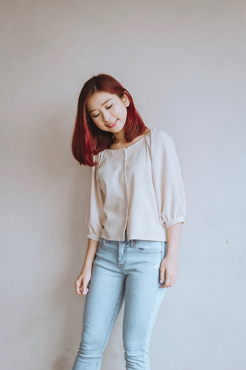 Thumbnail: Hyein Blouse - Oatmeal