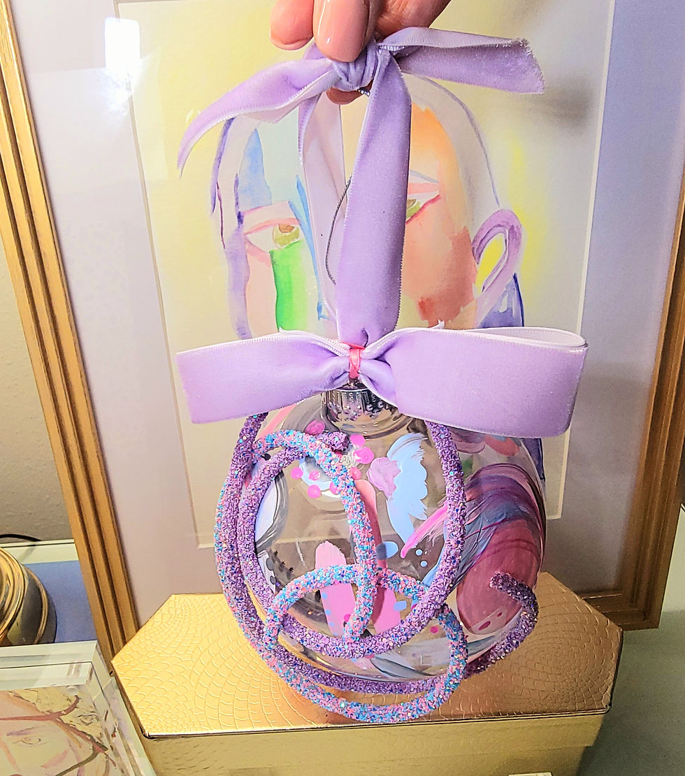 Frosted Winter Dream ARTament 6 inch