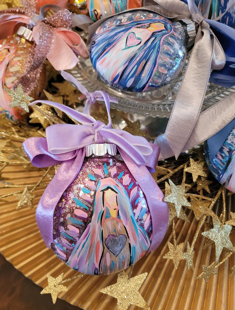 Thumbnail: Pre-order Set of 4 Blessed Mother Ornaments 