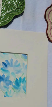 Thumbnail: Wild Hearts and Flowers Mixed Media Set of Paintings
