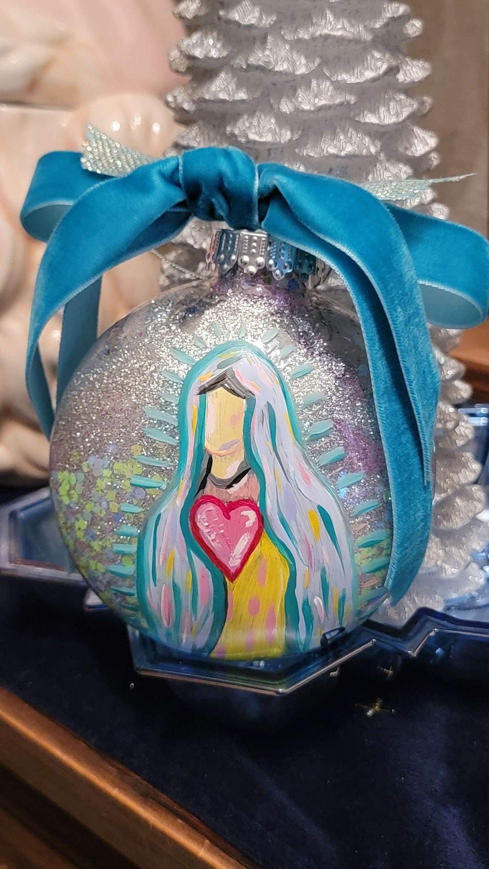 Thumbnail: Blessed Mother Hand-painted ARTament