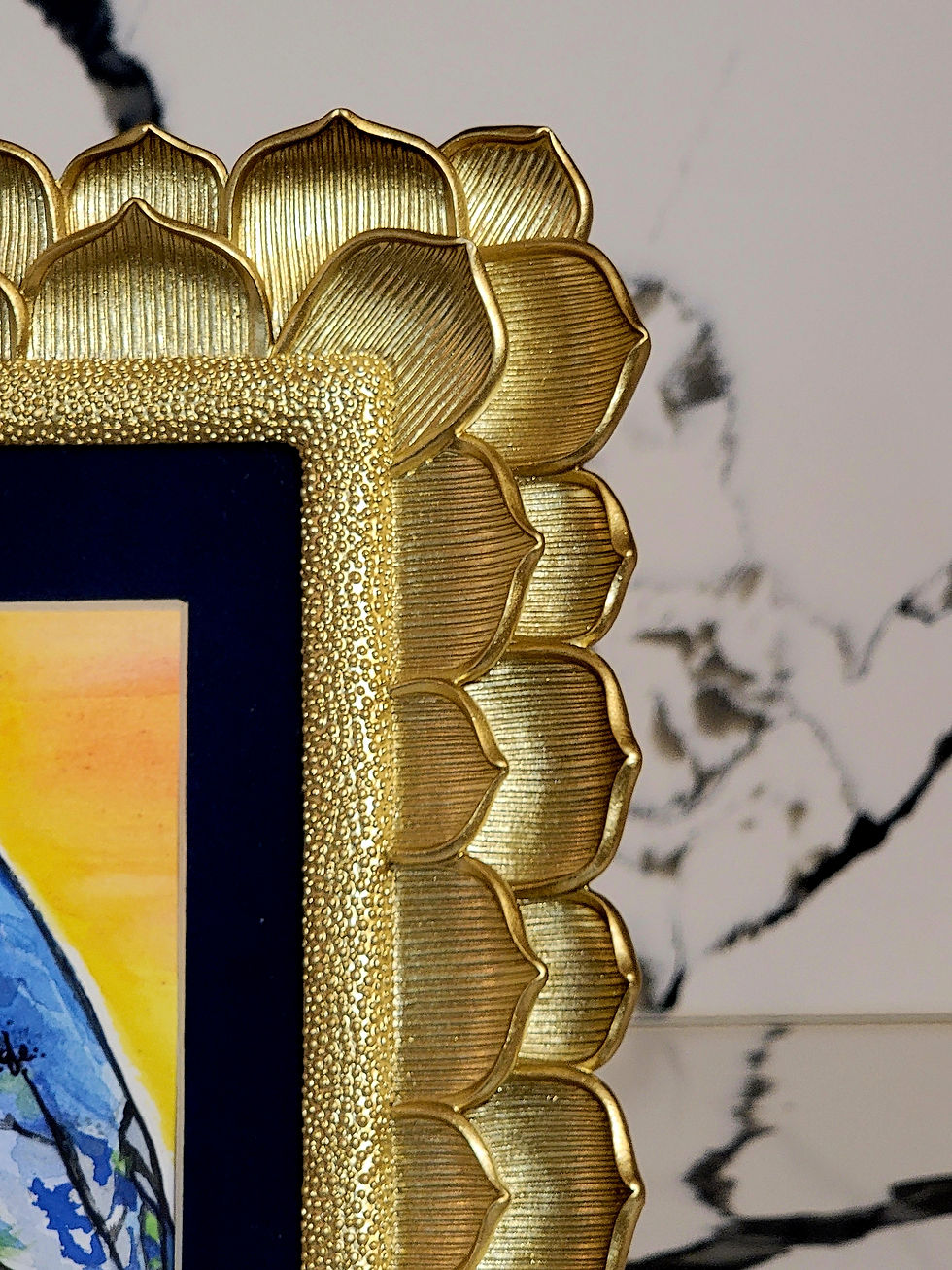 Thumbnail: Blue-eyed Starling Watercolor