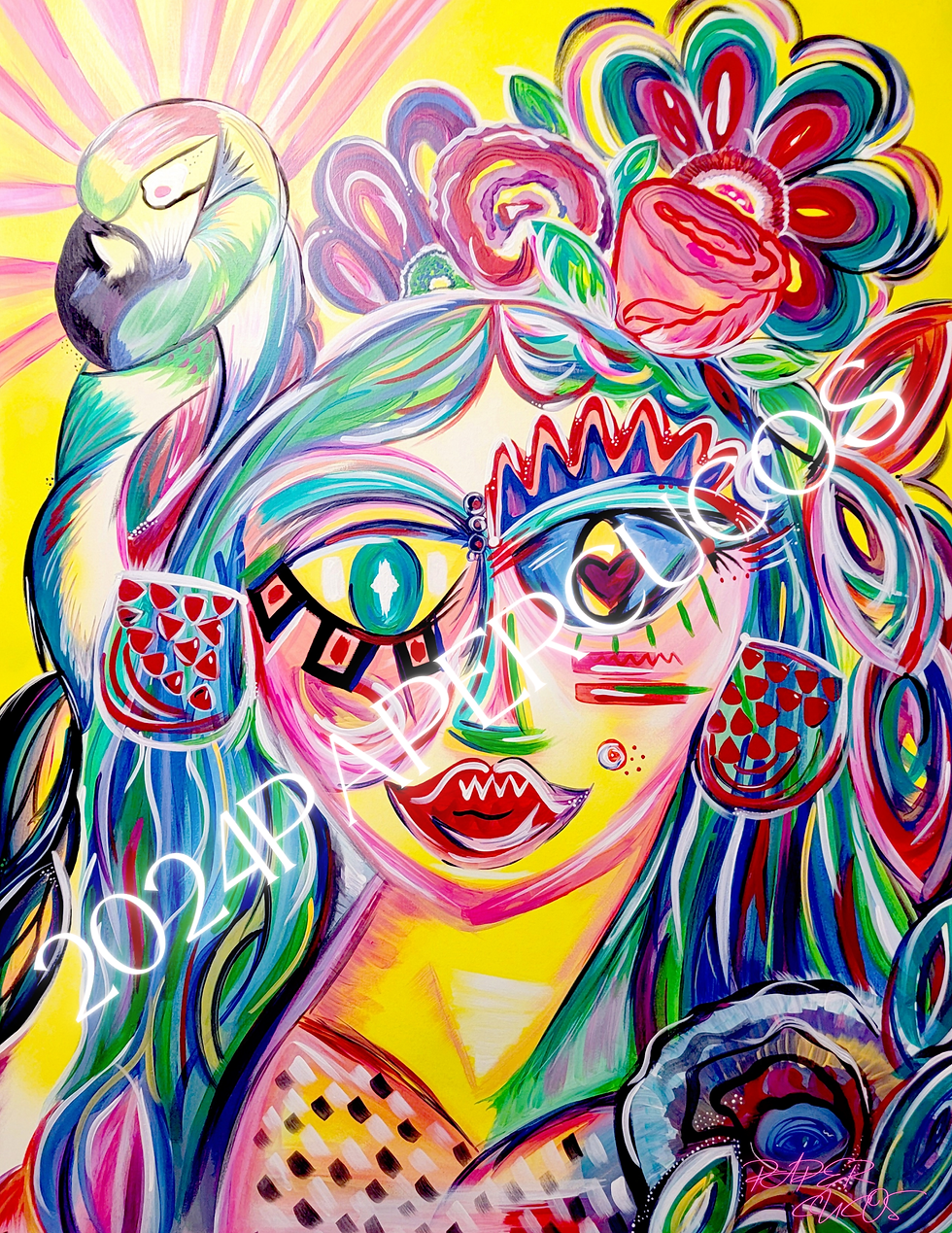 Thumbnail: Signed 8.5 x 11-inch Print: Goddess of the Blooming Garden
