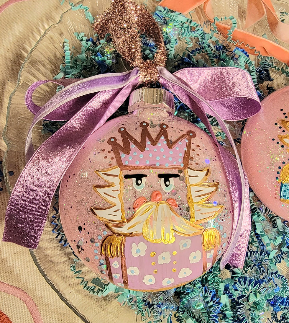 Thumbnail: Pre-order Set of 4 Nutcracker Custom Ornaments 