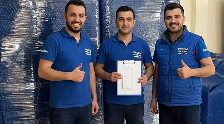 Eğitimli taşıma ekibi ile güvenli hizmet