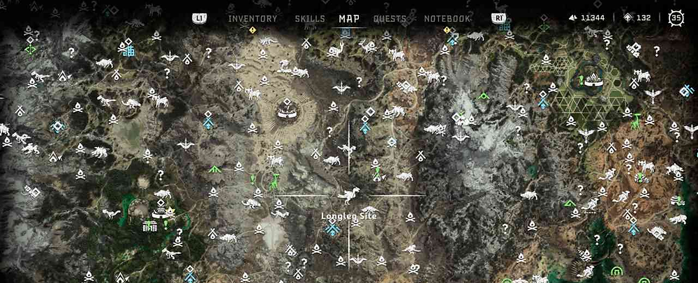 Horizon Forbidden West Map Side Quests