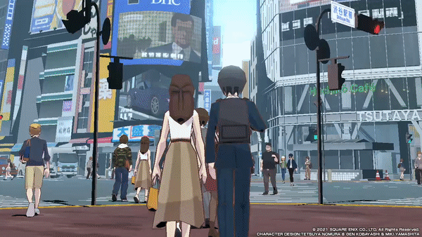 NEO TWEWY Shibuya Animation GIF Streets Scramble Crossing The World Ends With You