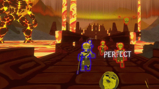 God of Riffs PC VR Gameplay Visuals Combat Gif