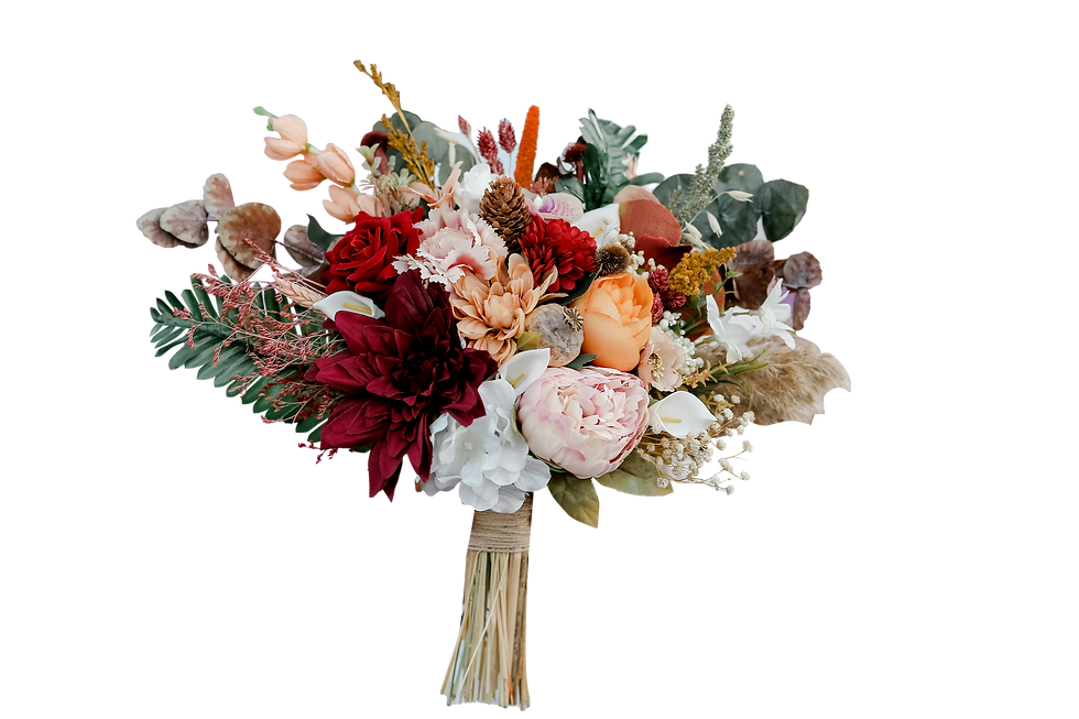 stunning faux flower bouquets