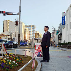 今朝は一宮駅から、おはようございます☀️ 