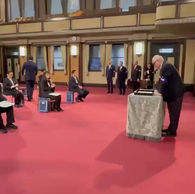 「当選証書授与式」に行って参りました