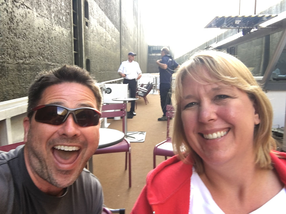 Doug and Ang in a Lock