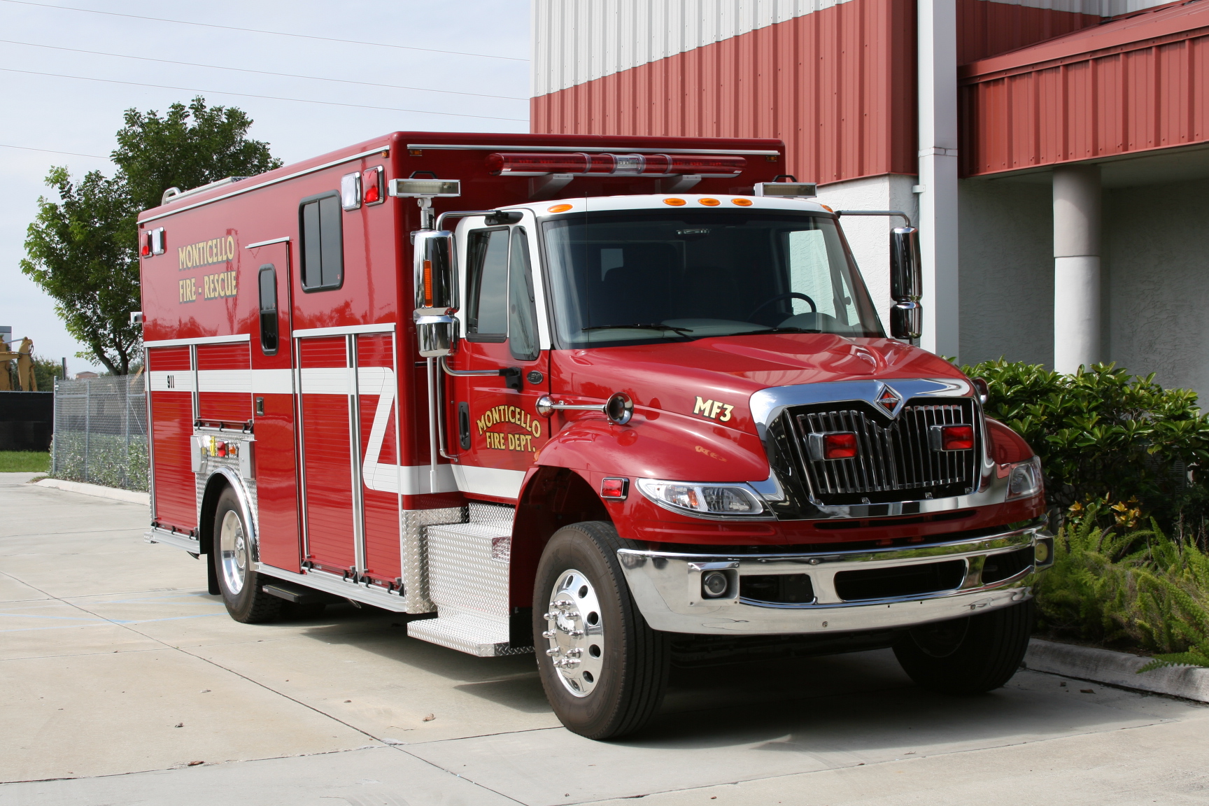 Crew Body Rescue Truck Monticello Fire Dept. EVI